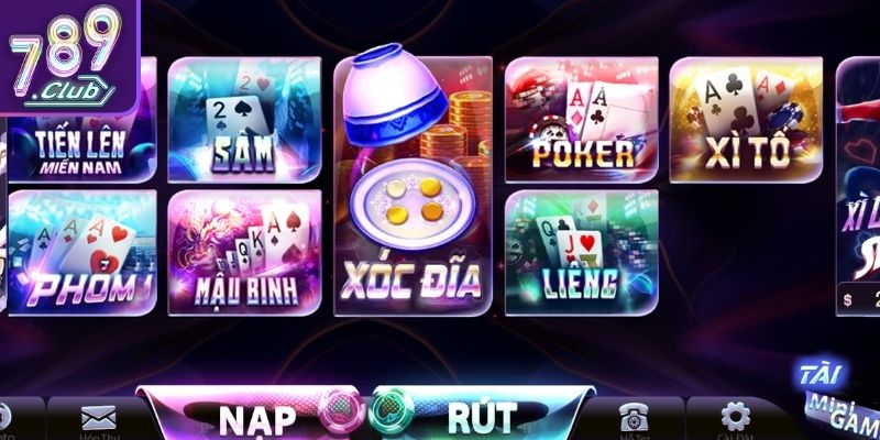 Giới thiệu sảnh Game Bài 789club