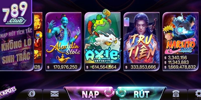 Khám phá sảnh Nổ Hũ 789club